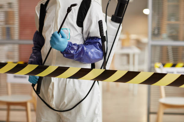 Professional Biohazard Cleanup technician working in Belhaven, NC